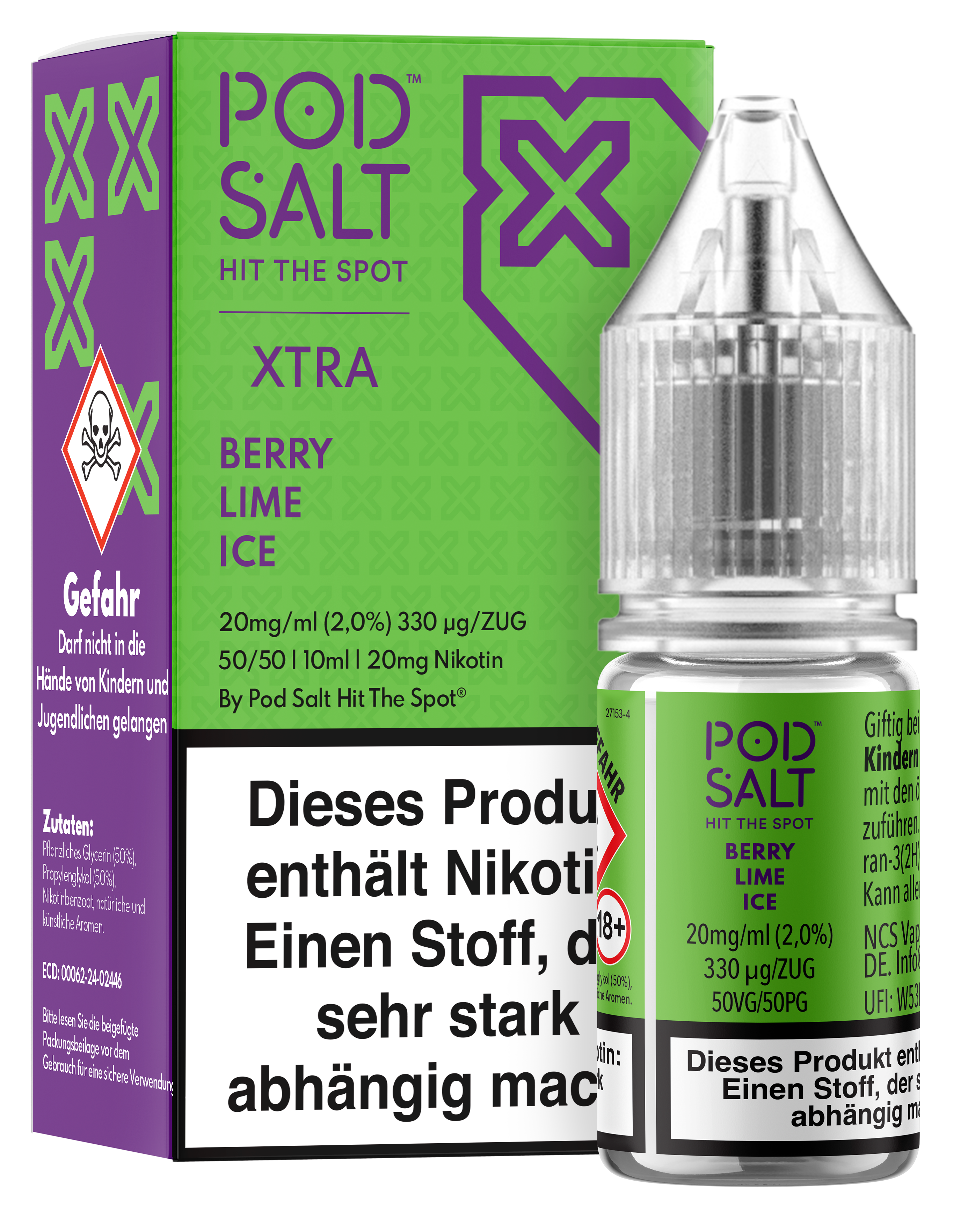 Pod Salt Xtra - Berry Lime Ice