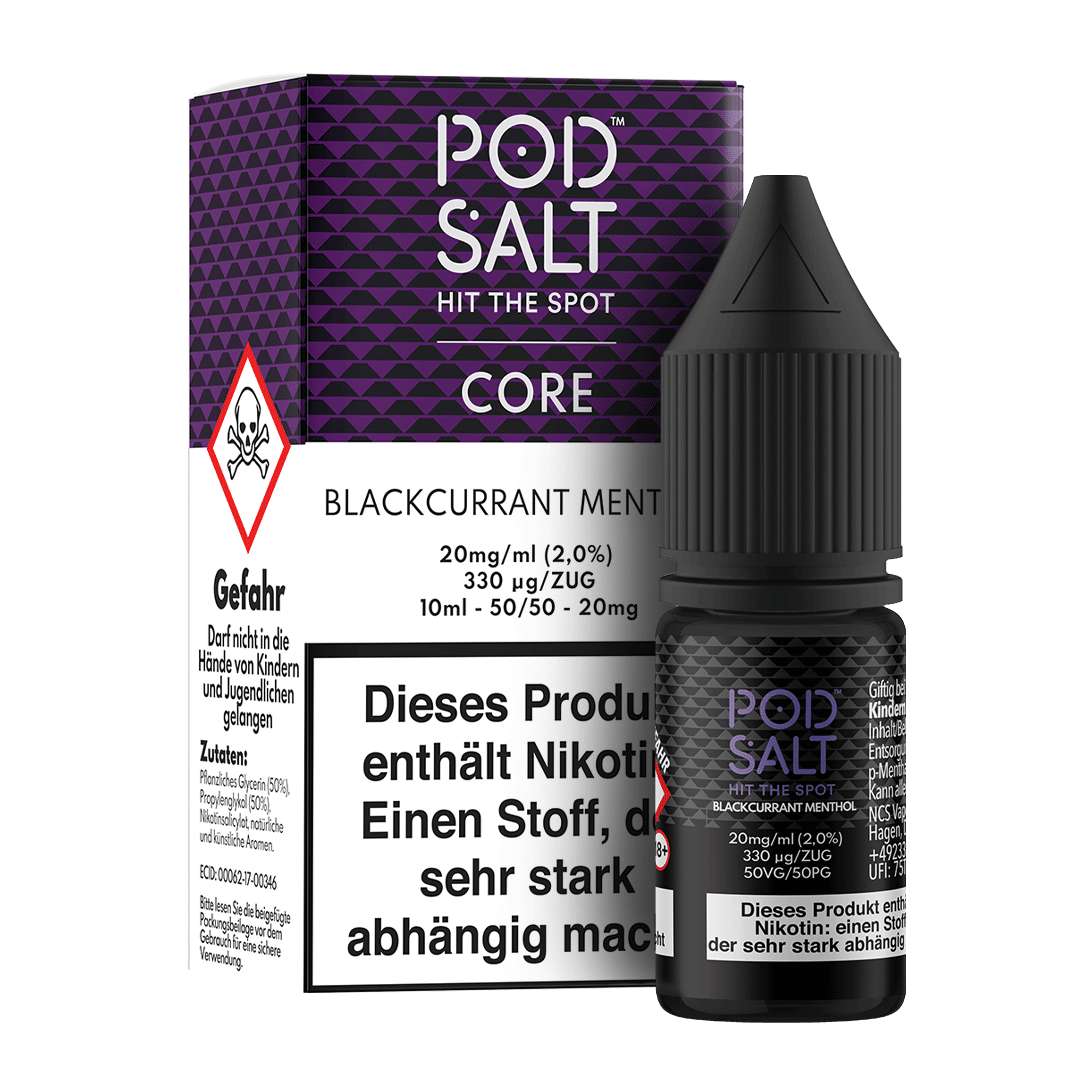 Pod Salt - Blackcurrant Menthol