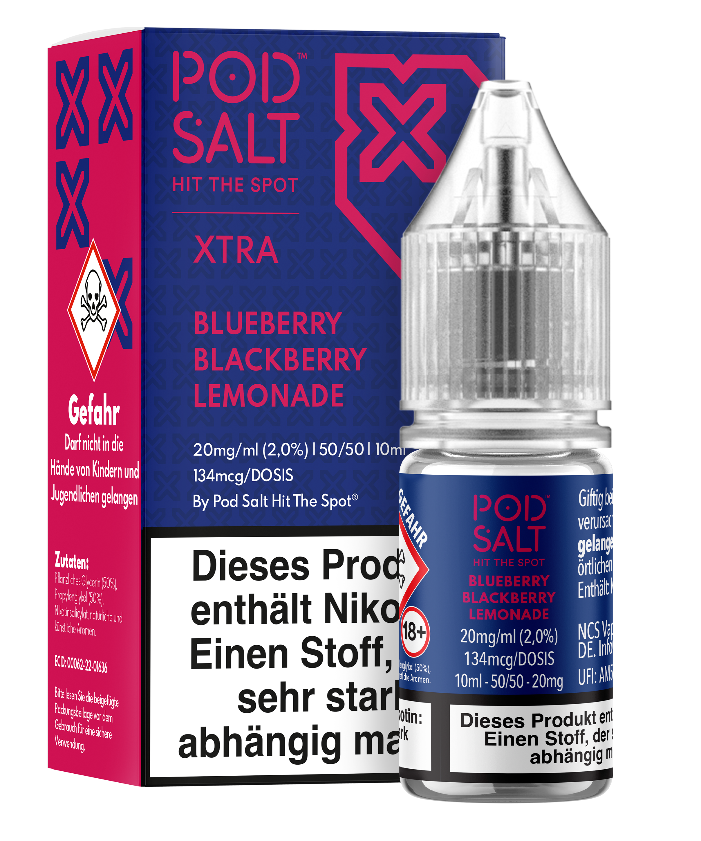 Pod Salt Xtra - Blueberry Blackberry Lemonade