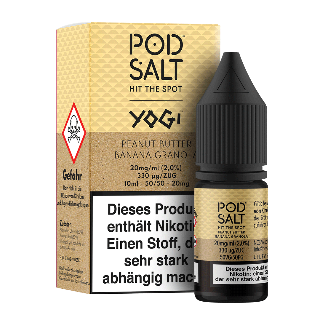 Pod Salt Fusion - Peanut Butter Banana Granola