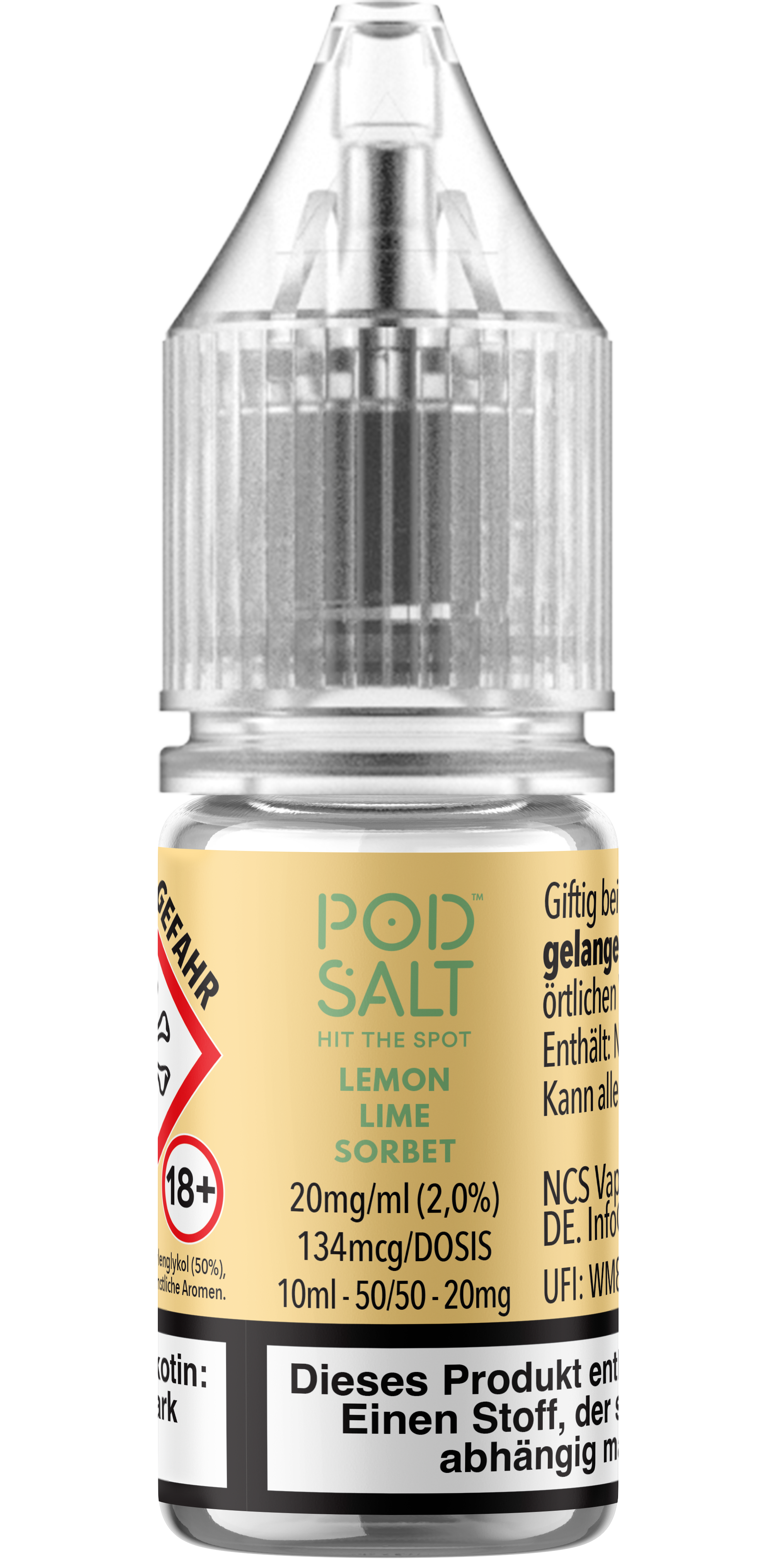 Pod Salt Xtra - Lemon Lime Sorbet