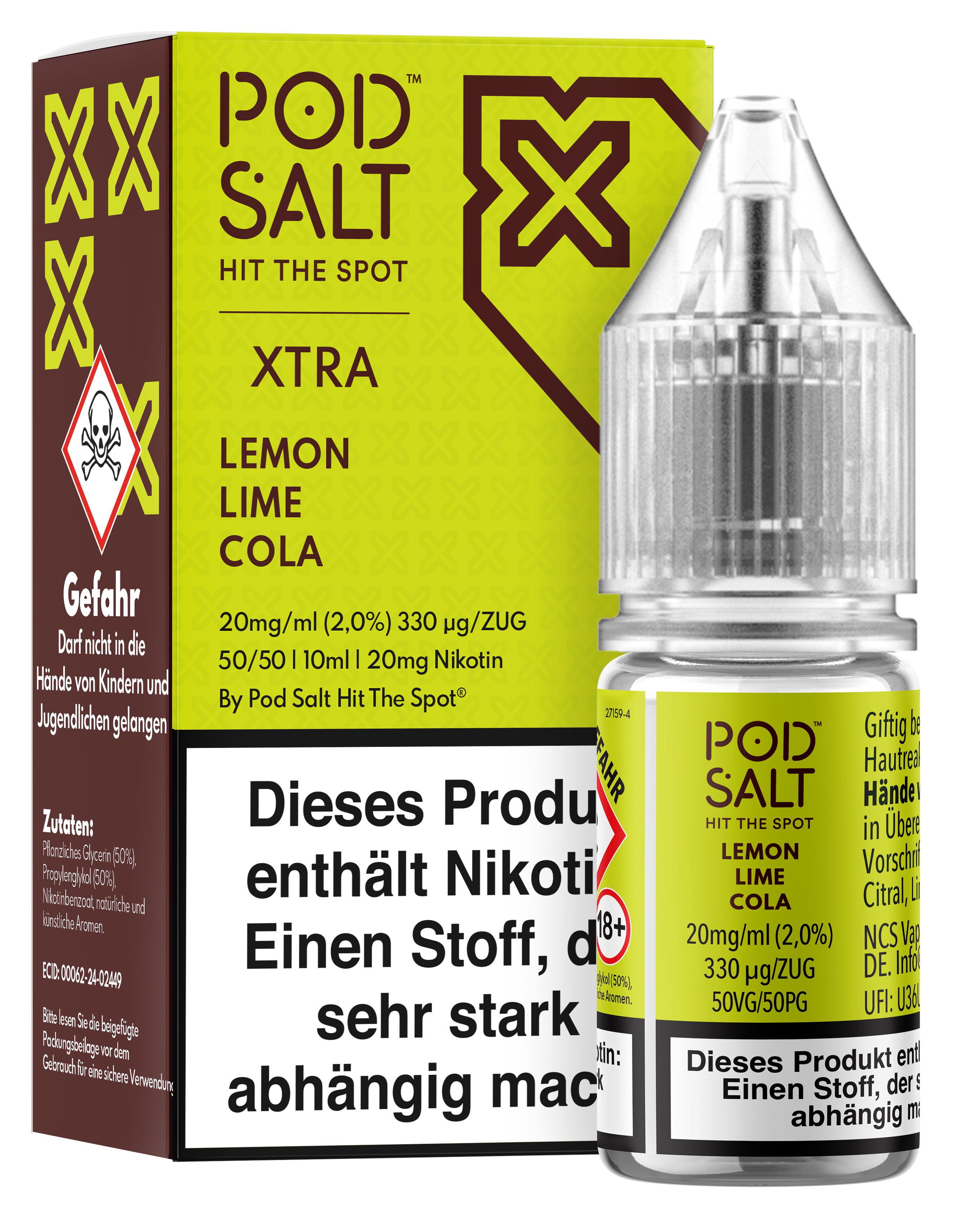 Pod Salt Xtra - Lemon Lime Cola