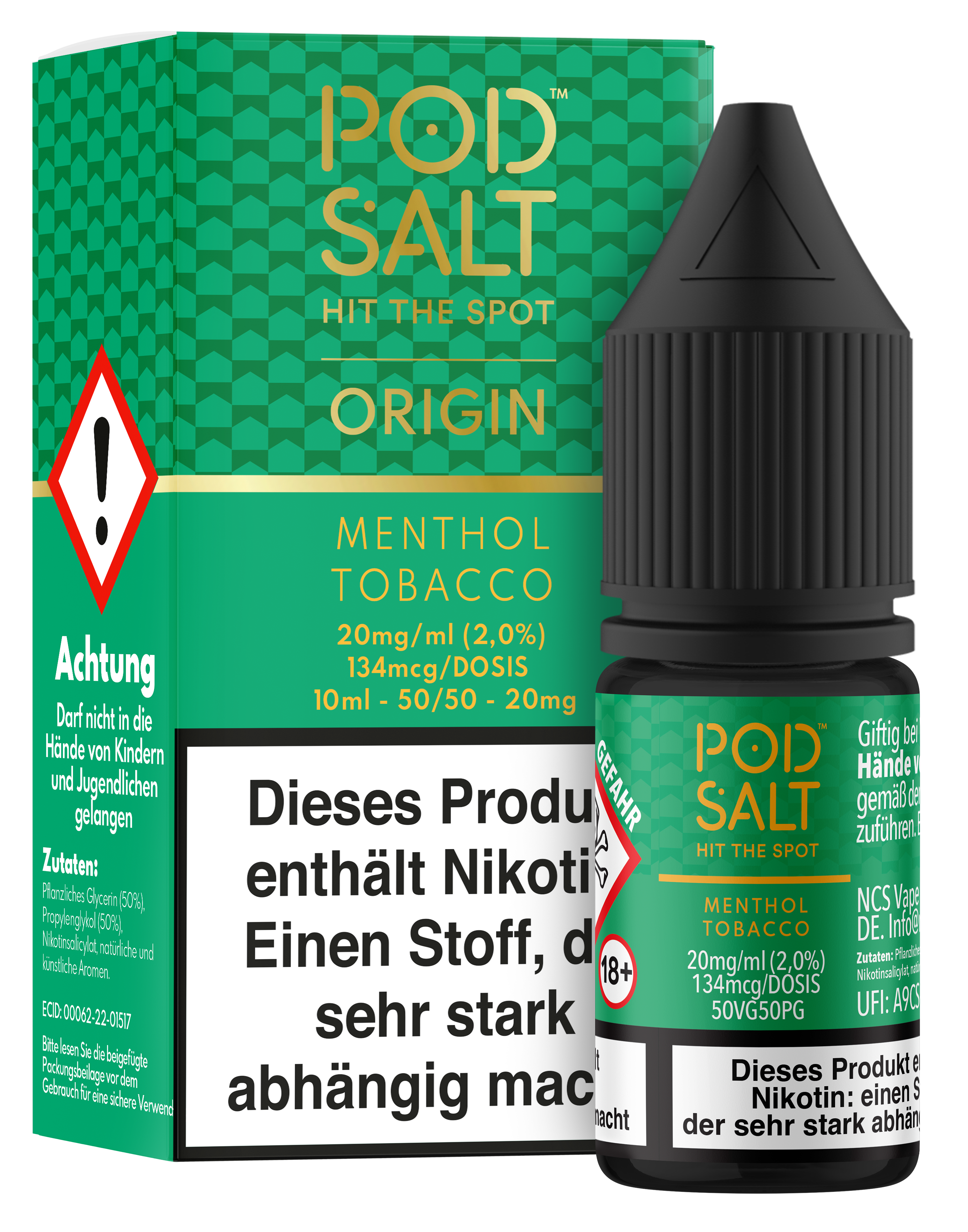 Pod Salt Origin - Menthol Tobacco