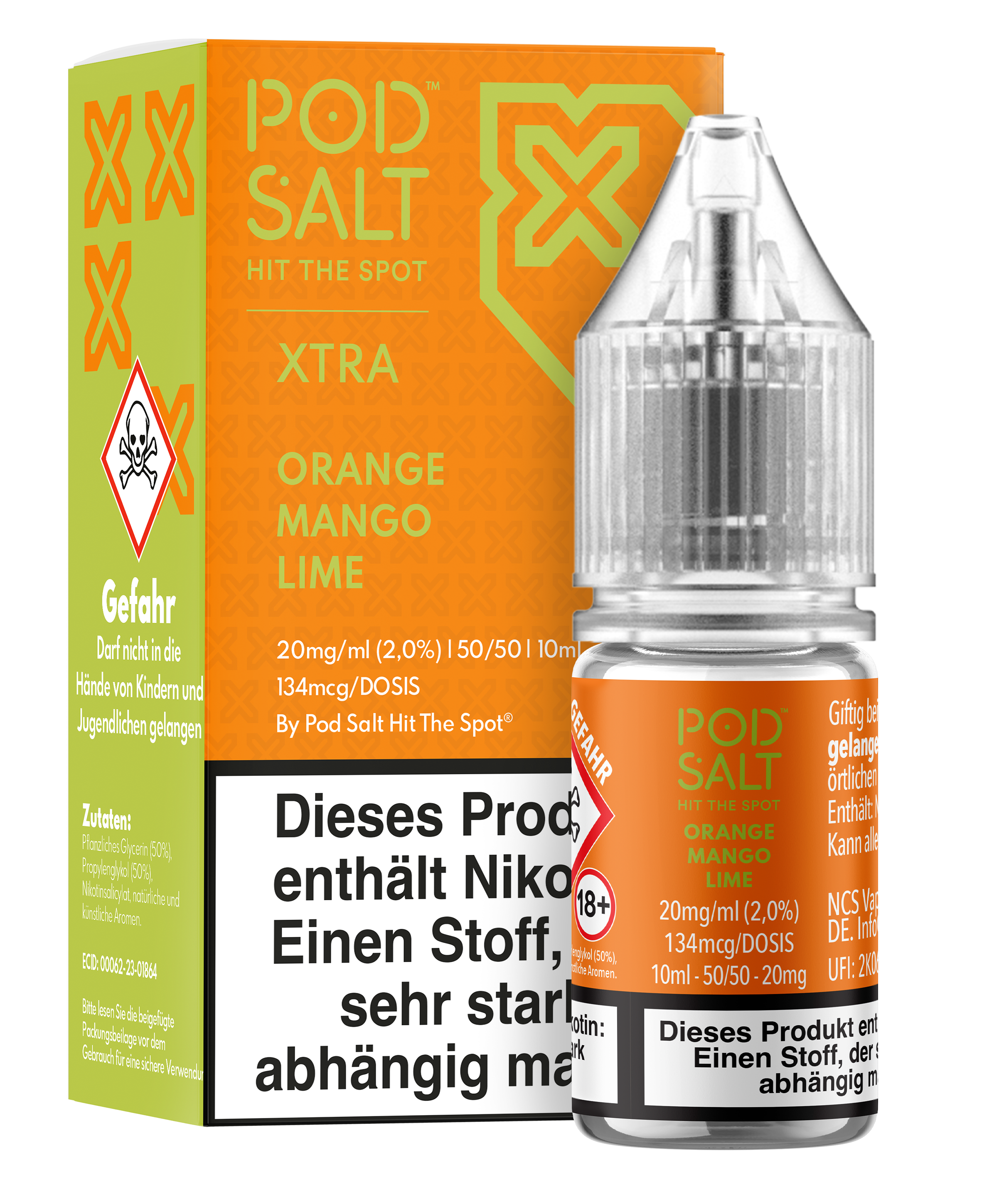 Pod Salt Xtra - Orange Mango Lime