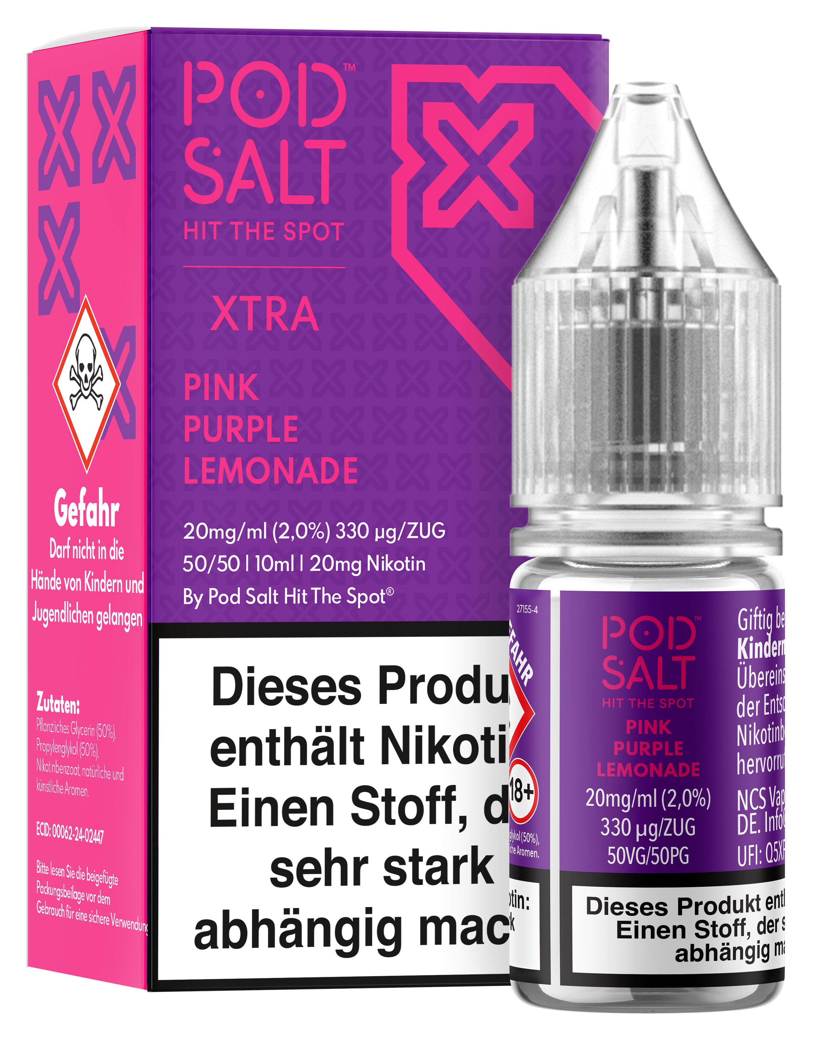 Pod Salt Xtra - Pink Purple Lemonade
