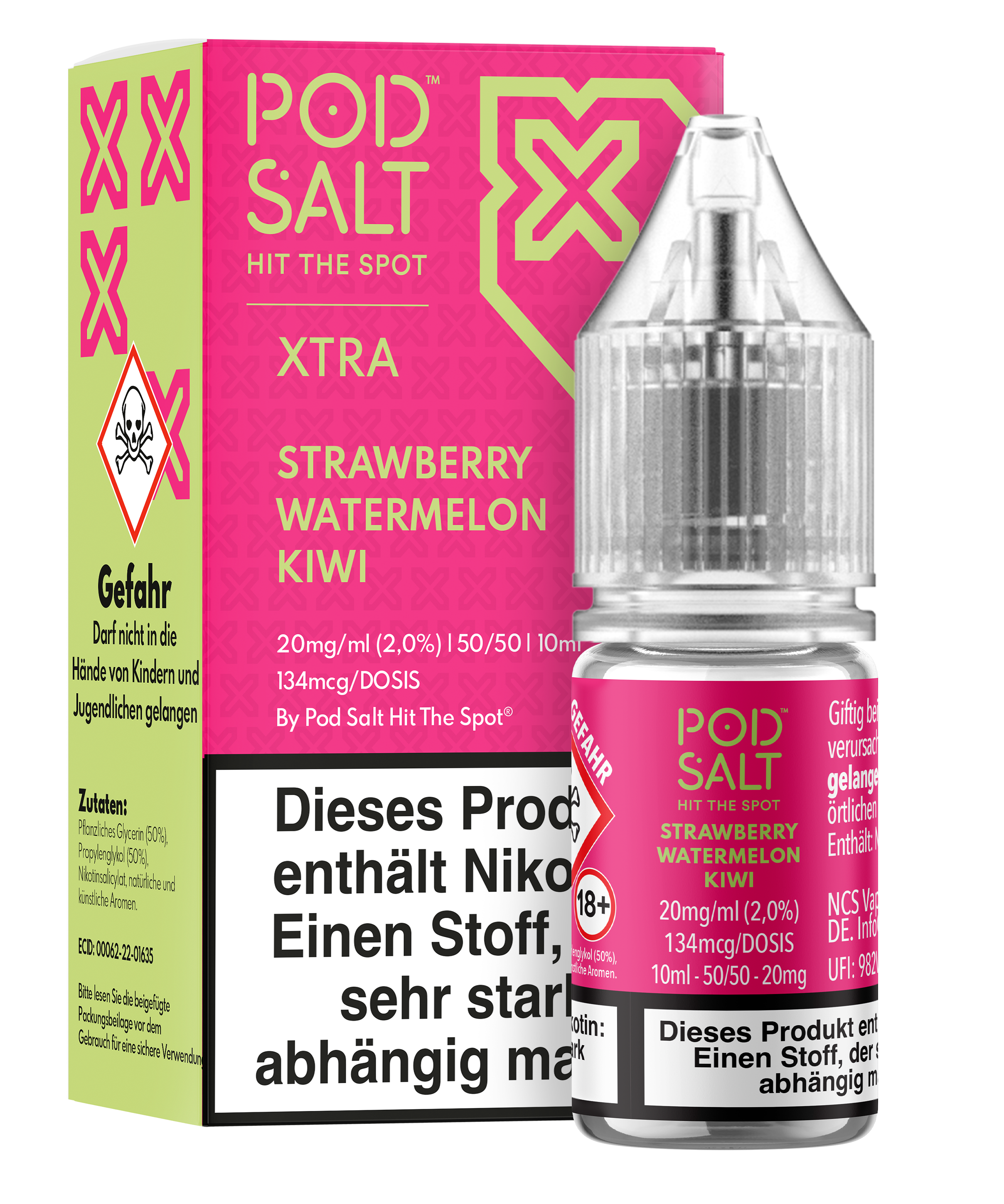 Pod Salt Xtra - Strawberry Watermelon Kiwi